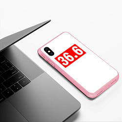 Чехол iPhone XS Max матовый 36 6, цвет: 3D-баблгам — фото 2