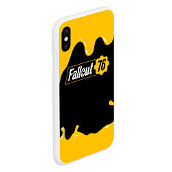 Чехол iPhone XS Max матовый FALLOUT76, цвет: 3D-белый — фото 2