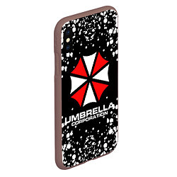 Чехол iPhone XS Max матовый Umbrella Corporation, цвет: 3D-коричневый — фото 2