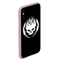 Чехол iPhone XS Max матовый THE OFFSPRING, цвет: 3D-розовый — фото 2