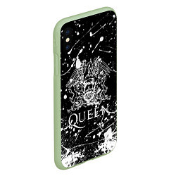 Чехол iPhone XS Max матовый QUEEN, цвет: 3D-салатовый — фото 2