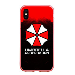 Чехол iPhone XS Max матовый UMBRELLA CORP, цвет: 3D-баблгам