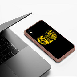 Чехол iPhone XS Max матовый Wu-Tang Clan, цвет: 3D-коричневый — фото 2