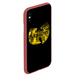 Чехол iPhone XS Max матовый Wu-Tang Clan, цвет: 3D-красный — фото 2