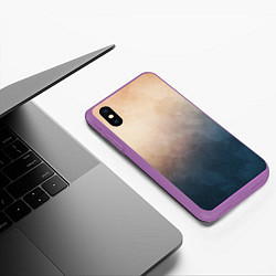 Чехол iPhone XS Max матовый Тана, цвет: 3D-фиолетовый — фото 2