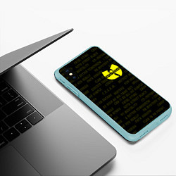 Чехол iPhone XS Max матовый WU-TANG CLAN, цвет: 3D-мятный — фото 2