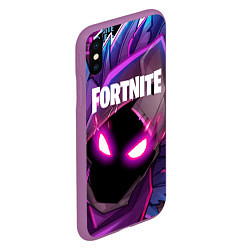 Чехол iPhone XS Max матовый FORTNITE, цвет: 3D-фиолетовый — фото 2