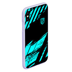 Чехол iPhone XS Max матовый Porsche, цвет: 3D-светло-сиреневый — фото 2