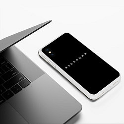 Чехол iPhone XS Max матовый Изоляция, цвет: 3D-белый — фото 2