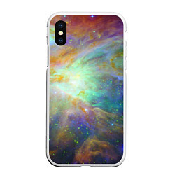 Чехол iPhone XS Max матовый The Heart of Orion, цвет: 3D-белый