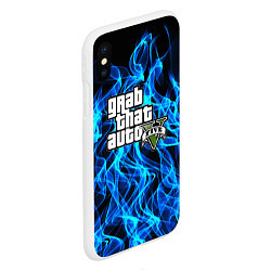 Чехол iPhone XS Max матовый GTA5, цвет: 3D-белый — фото 2