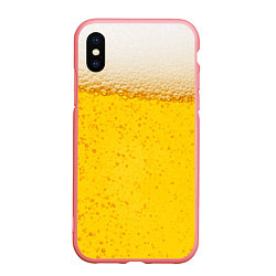 Чехол iPhone XS Max матовый Пиво, цвет: 3D-баблгам