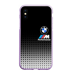 Чехол iPhone XS Max матовый BMW, цвет: 3D-сиреневый