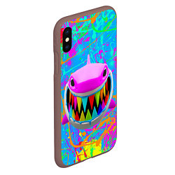 Чехол iPhone XS Max матовый 6IX9INE GOOBA, цвет: 3D-коричневый — фото 2