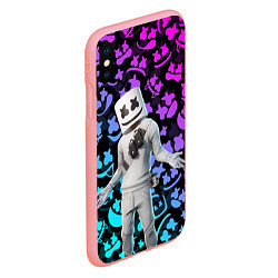 Чехол iPhone XS Max матовый FORTNITE x MARSHMELLO, цвет: 3D-баблгам — фото 2