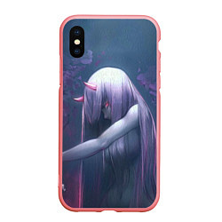 Чехол iPhone XS Max матовый DARLING IN THE FRANXX, цвет: 3D-баблгам