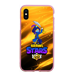 Чехол iPhone XS Max матовый ROGUE MORTIS, цвет: 3D-розовый