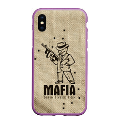 Чехол iPhone XS Max матовый Mafia 2