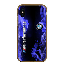 Чехол iPhone XS Max матовый BMW