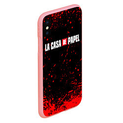 Чехол iPhone XS Max матовый La Casa de Papel спина Z, цвет: 3D-баблгам — фото 2