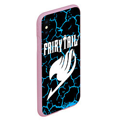 Чехол iPhone XS Max матовый Fairy Tail, цвет: 3D-розовый — фото 2