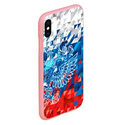 Чехол iPhone XS Max матовый Россия, цвет: 3D-баблгам — фото 2