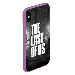 Чехол iPhone XS Max матовый THE LAST OF US 2, цвет: 3D-фиолетовый — фото 2