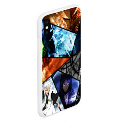 Чехол iPhone XS Max матовый ANIME, цвет: 3D-белый — фото 2