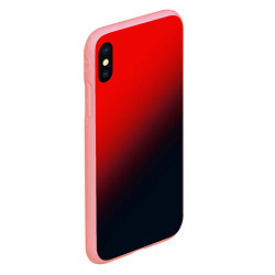 Чехол iPhone XS Max матовый RED, цвет: 3D-баблгам — фото 2