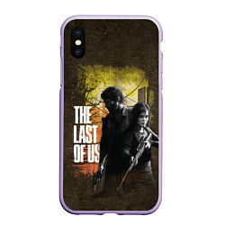 Чехол iPhone XS Max матовый The last of us, цвет: 3D-светло-сиреневый