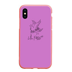 Чехол iPhone XS Max матовый Lil peep, цвет: 3D-баблгам