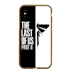 Чехол iPhone XS Max матовый THE LAST OF US II, цвет: 3D-коричневый