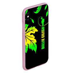 Чехол iPhone XS Max матовый Billie Eilish, цвет: 3D-розовый — фото 2