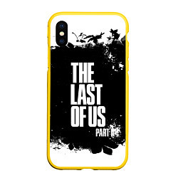 Чехол iPhone XS Max матовый ОДНИ ИЗ НАС l THE LAST OF US, цвет: 3D-желтый