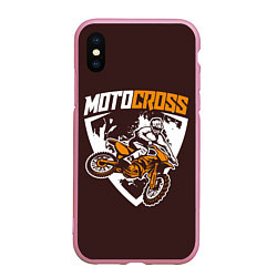 Чехол iPhone XS Max матовый Motorcross Z