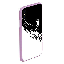 Чехол iPhone XS Max матовый JUVENTUS, цвет: 3D-сиреневый — фото 2