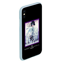 Чехол iPhone XS Max матовый Призрак в доспехах, цвет: 3D-голубой — фото 2