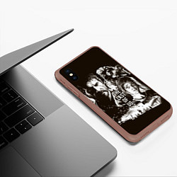 Чехол iPhone XS Max матовый THE LAST OF US, цвет: 3D-коричневый — фото 2