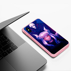 Чехол iPhone XS Max матовый ХЕЛЛТЕЙКЕР, цвет: 3D-баблгам — фото 2