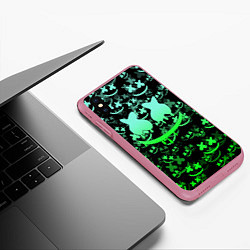 Чехол iPhone XS Max матовый MARSHMELLO, цвет: 3D-малиновый — фото 2