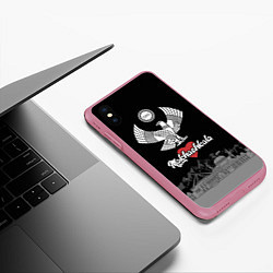 Чехол iPhone XS Max матовый Дагестан Махачкала, цвет: 3D-малиновый — фото 2
