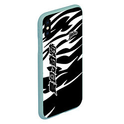 Чехол iPhone XS Max матовый JoJo Bizarre Adventure, цвет: 3D-мятный — фото 2