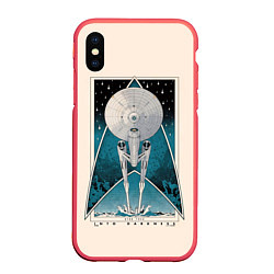 Чехол iPhone XS Max матовый Star Trek