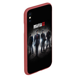 Чехол iPhone XS Max матовый Mafia, цвет: 3D-красный — фото 2