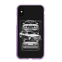 Чехол iPhone XS Max матовый BMW