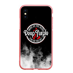 Чехол iPhone XS Max матовый Deep Purple, цвет: 3D-баблгам