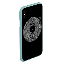 Чехол iPhone XS Max матовый JOY DIVISION, цвет: 3D-мятный — фото 2