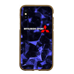 Чехол iPhone XS Max матовый MITSUBISHI