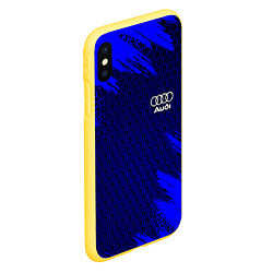 Чехол iPhone XS Max матовый AUDI, цвет: 3D-желтый — фото 2