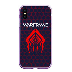 Чехол iPhone XS Max матовый WARFRAME ВАРФРЕЙМ, цвет: 3D-сиреневый